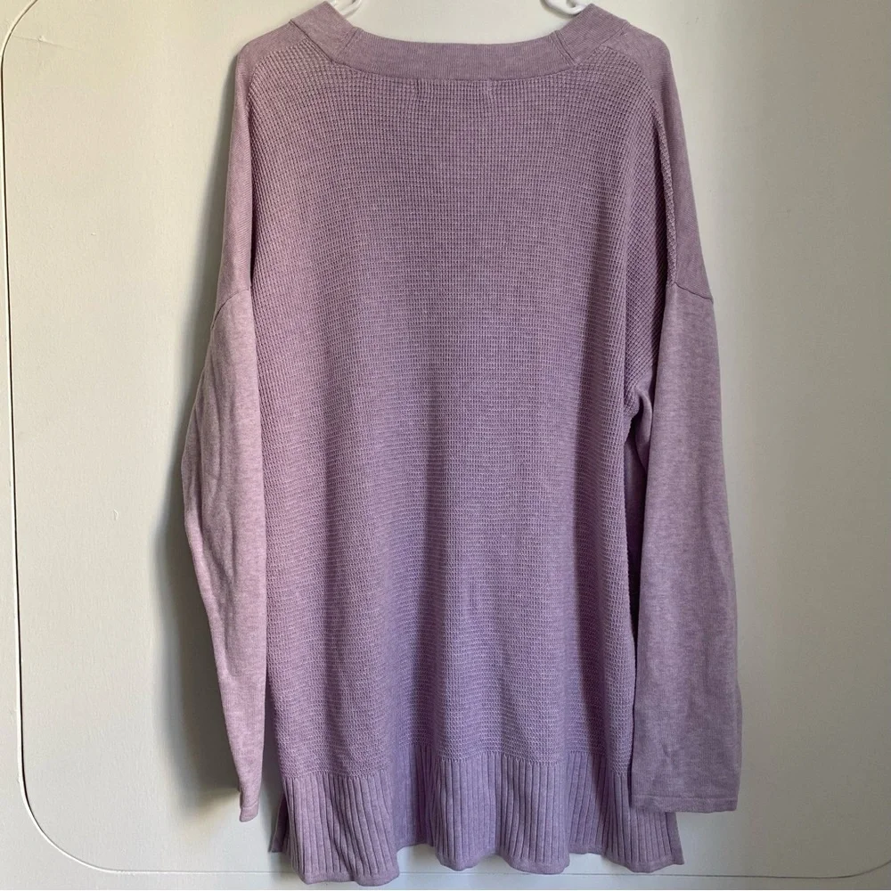 NWOT Adyson Parker Tunic V-neck Sweater L - Picture 4 of 4